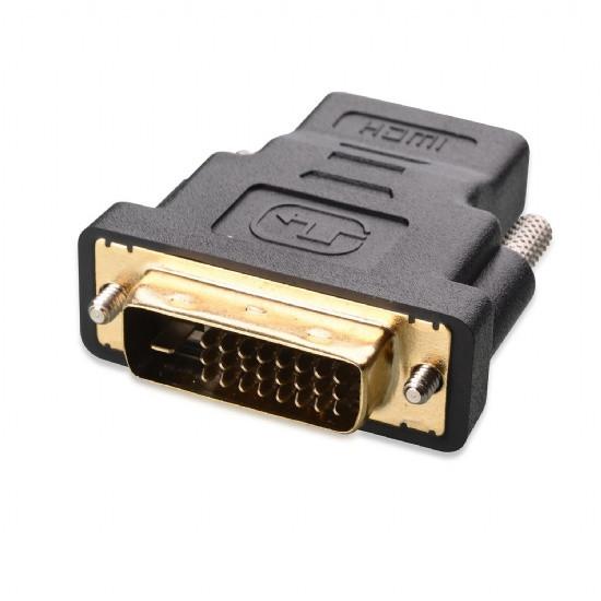 Gold-Plated DVI-D Dual Link to HDMI (Male to Female) Adapter