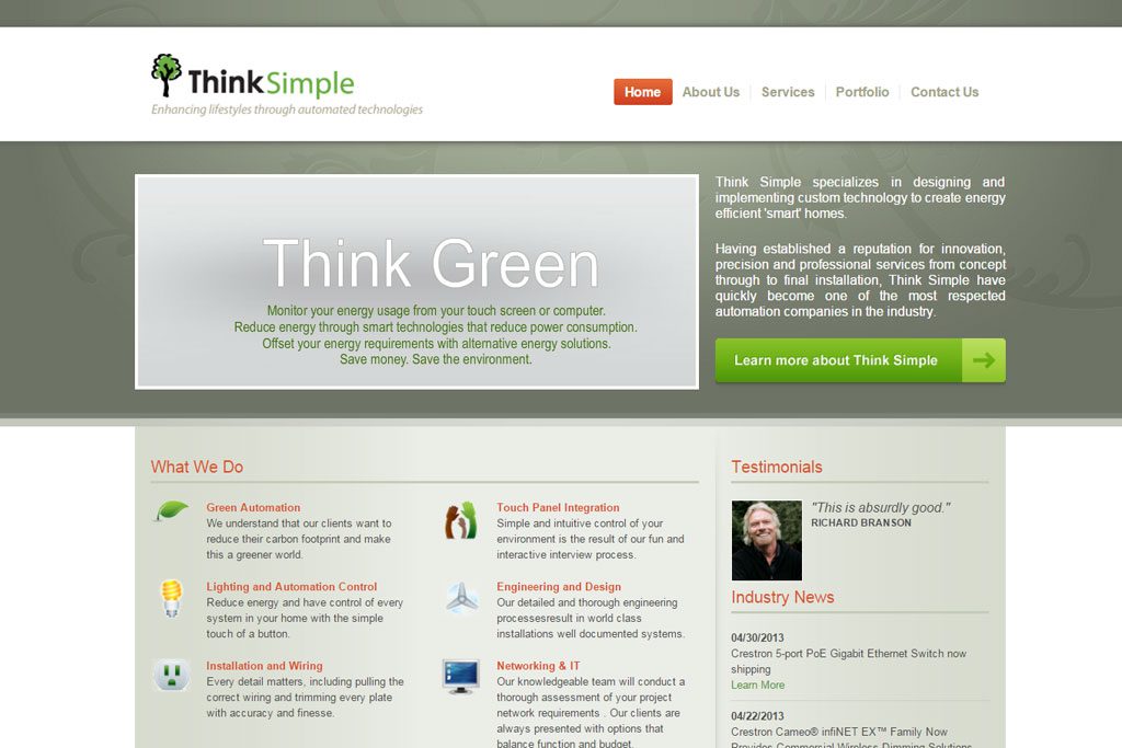 Think Simple Website
