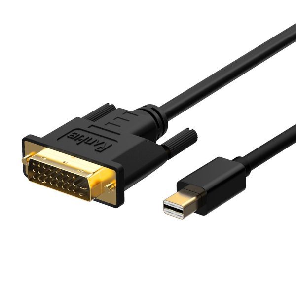 Mini DisplayPort (Thunderbolt Port Compatible) to DVI Cable 6ft