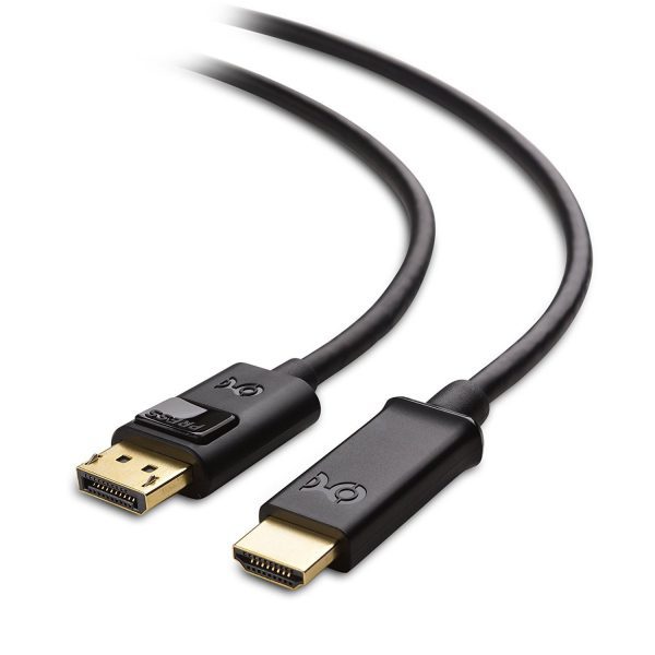Gold Plated DisplayPort to HDTV HDMI Cable 6 Feet