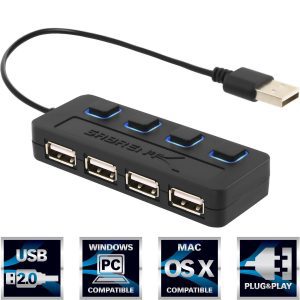 Sabrent 4-Port USB 2.0 Hub