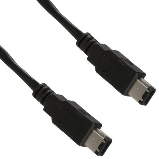 6ft Black MAC Firewire Cable