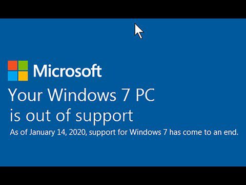 Microsoft Out of Support Dates