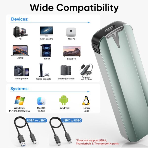 NVMe SATA SSD Enclosure - Image 9