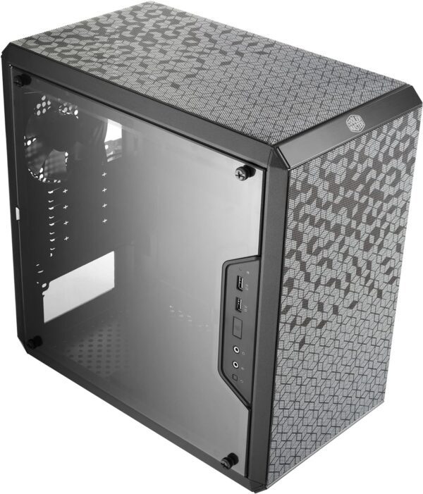 Cooler Master Master Box Q300L Micro-ATX Tower with Magnetic Design Dust Filter, Transparent Acrylic Side Panel