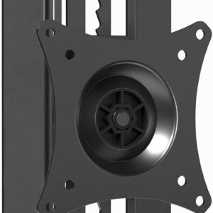 Height Adjustable 17 to 32 inch Single Monitor Articulating Wall Mount for Standing Workstations, Fits 1 Screen with Max VESA 100x100mm, Black, MOUNT-VW01A
