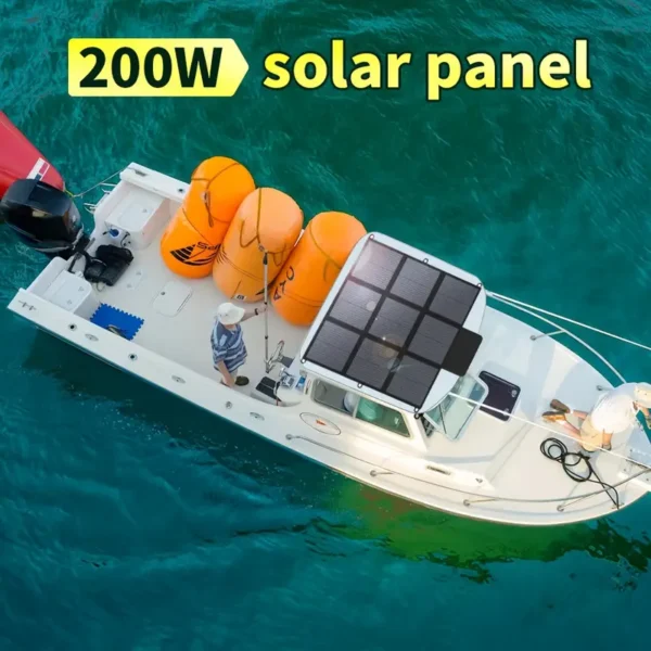 200W Portable Solar Panel, Foldable Solar Blanket - Image 2