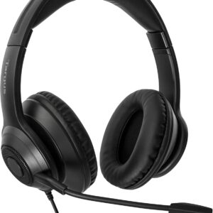 Targus Wired Stereo Headset, Black (AEH102TT)