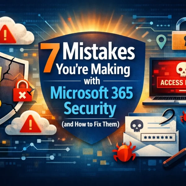 7 Mistakes You’re Making with Microsoft 365 Security (and How to Fix Them)