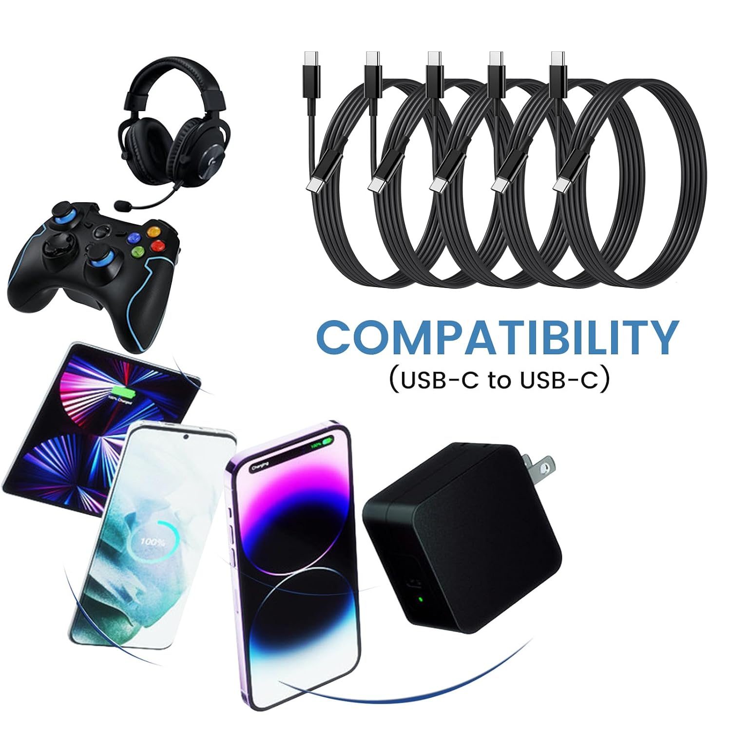 USB C to C 48W Charger Cable